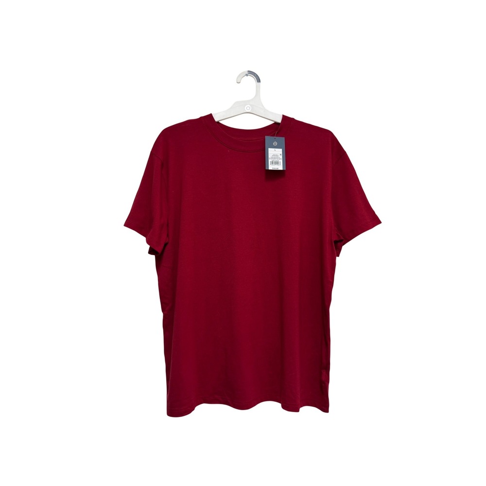 Universal Thread Mens Core Red Cotton Modal Crew Neck Short Sleeve T-Shirt L NWT